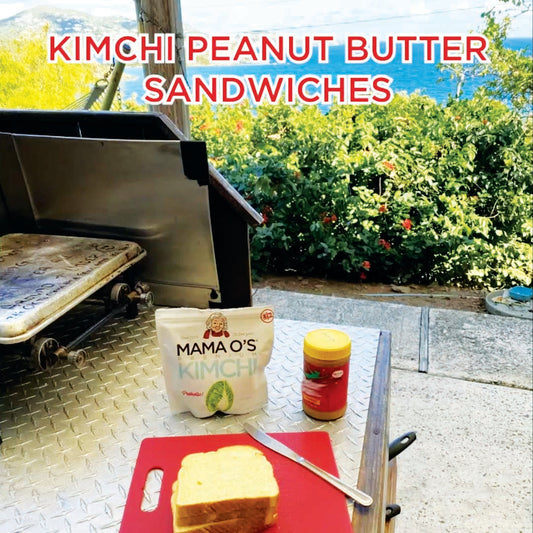 Kimchi Peanut Butter Sammy's in Paradise