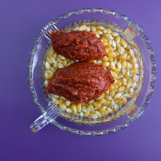 Kimchi Paste Popcorn